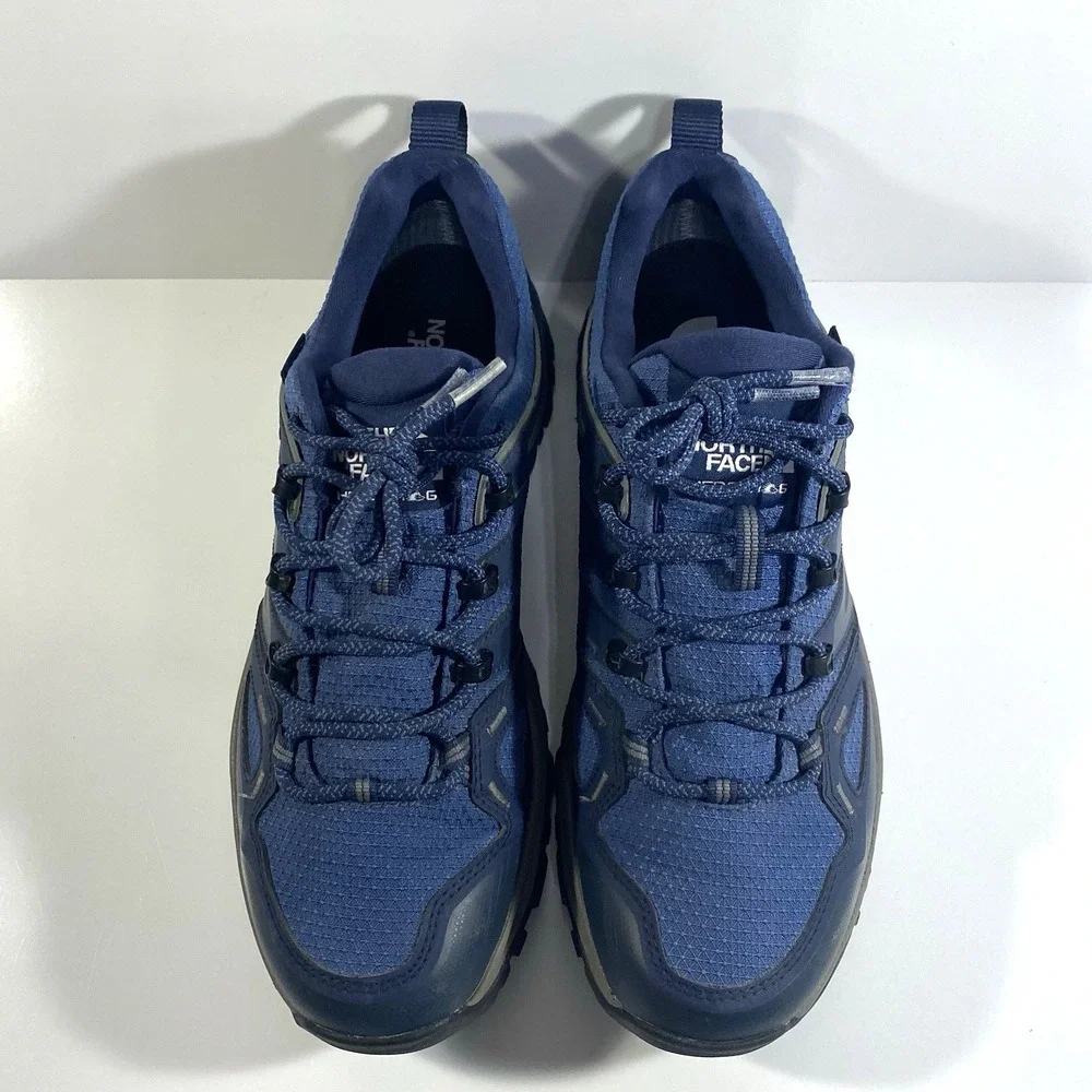 The North Face Mens Size 9 Hedgehog Gore-Tex Vibra Hiking Shoes Summit Navy Blue